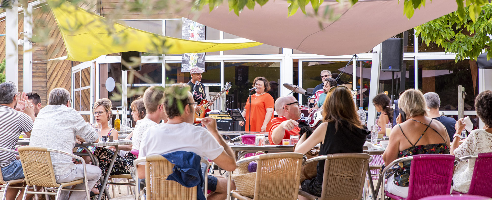 Animations au restaurant du camping l'Évasion en Occitanie
