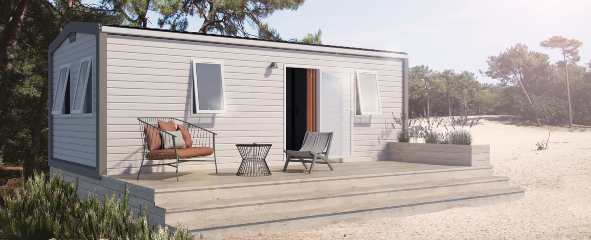 Location de mobil-homes dans le Lot, Mobil-home Super Mercure